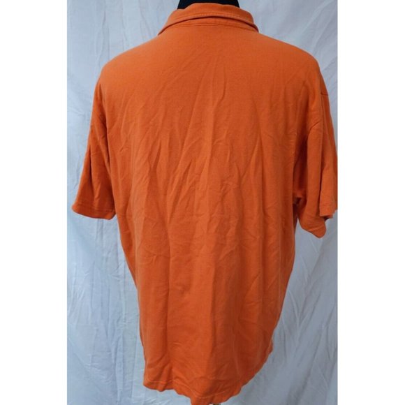 Vtg Tommy Jeans Hilfiger Denim XXL Orange Short Sleeve Embroidered Polo Shirt - Picture 5 of 10